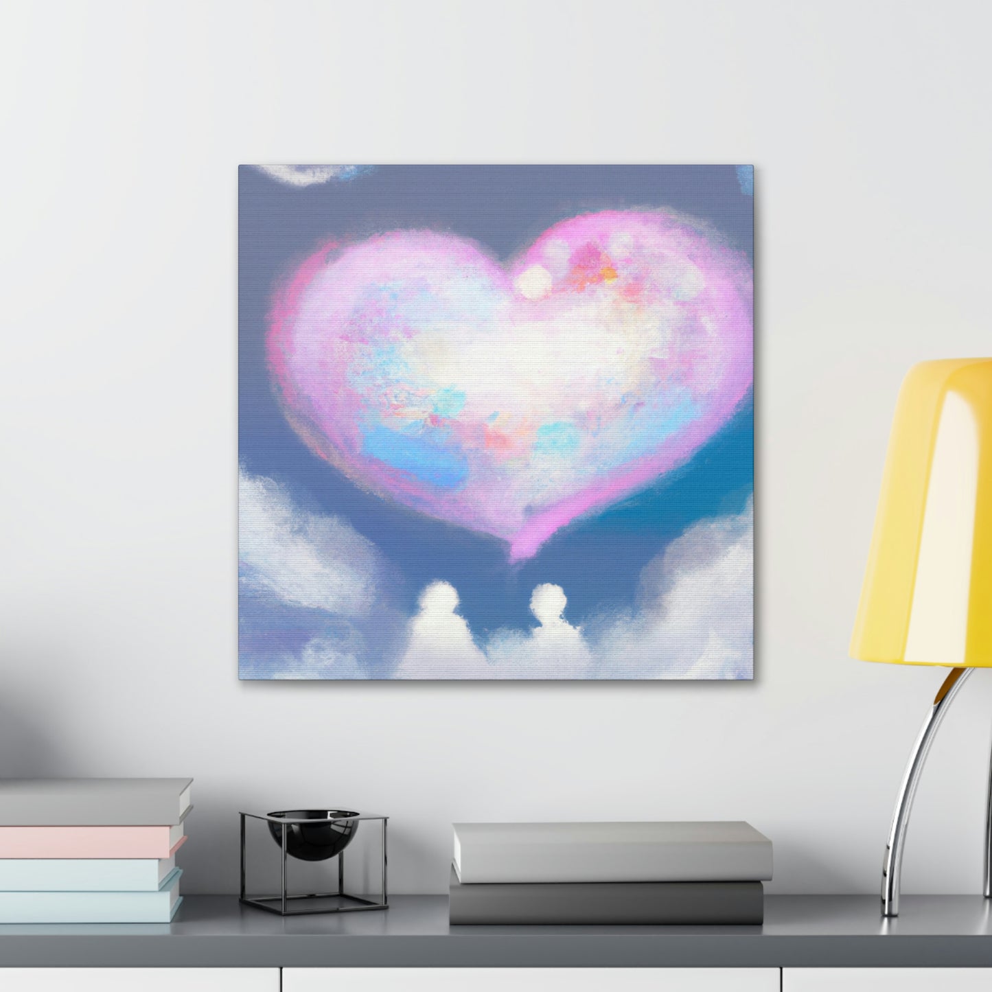 Hearts in Heaven's Clouds - Canvas