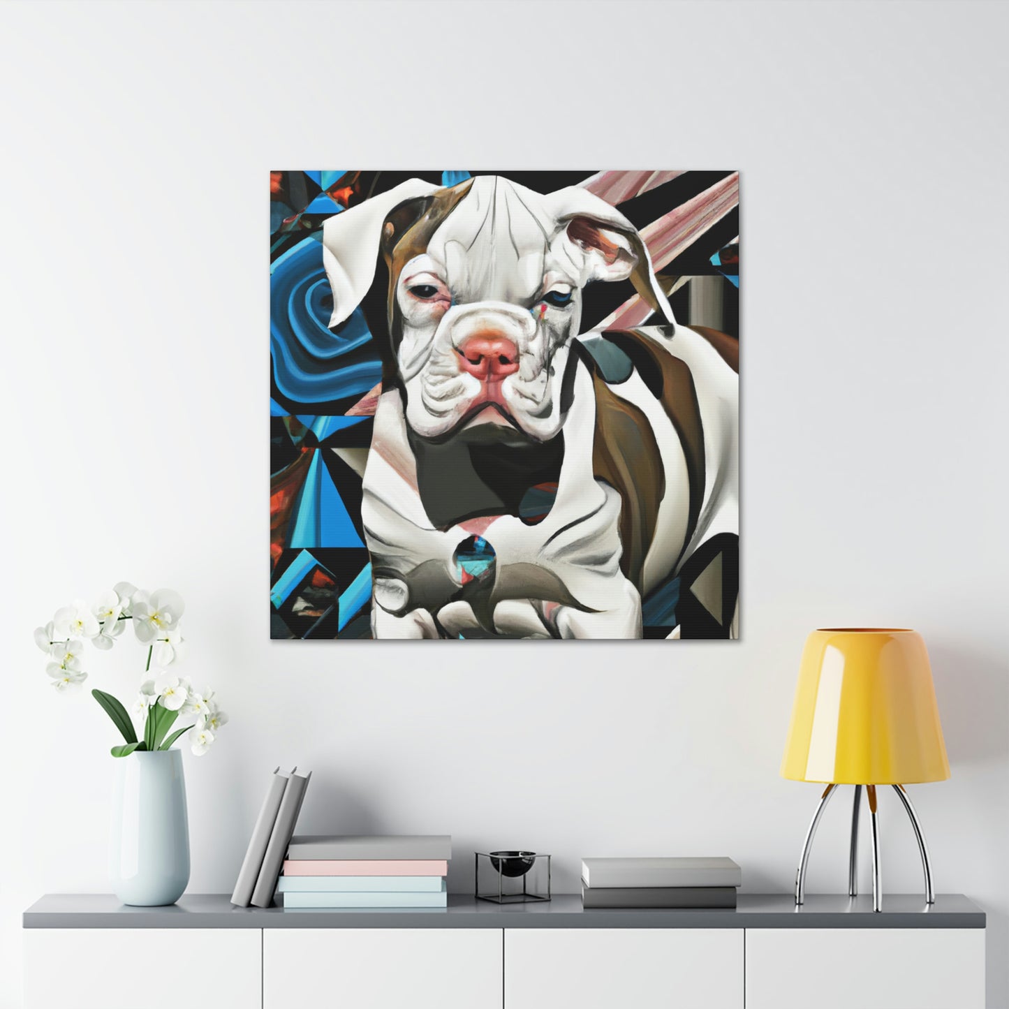 American Bulldog Dreamscape - Canvas