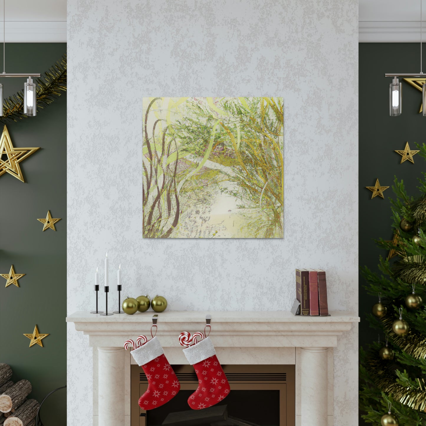 Willow Tree Abstracted - Canvas