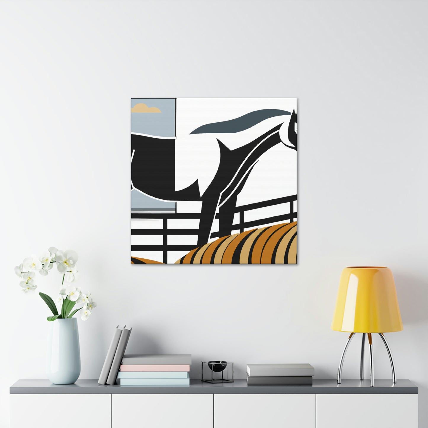 "Deserted Racing Steed" - Canvas