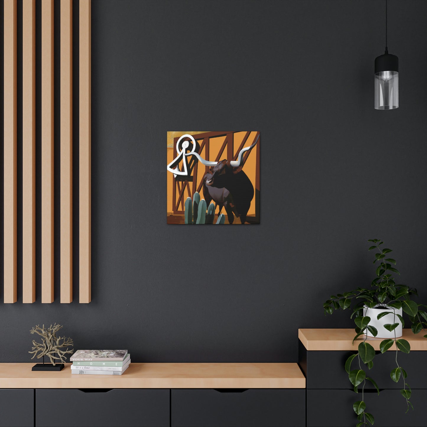 Lone Star Longhorns - Canvas