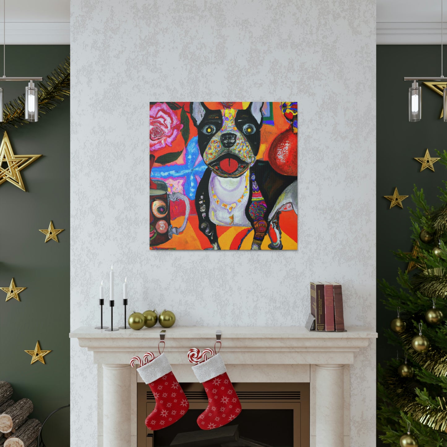 Mystic Bulldog Dreamscape - Canvas