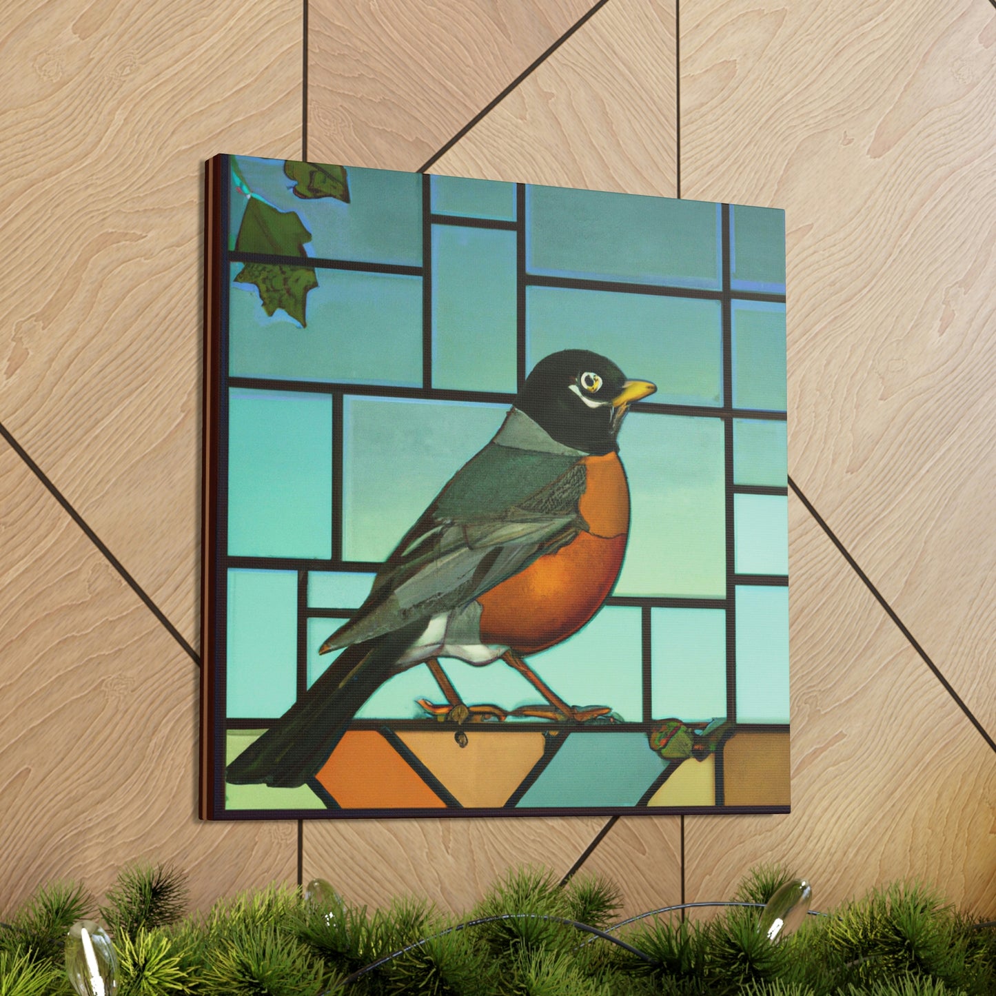 "A Robins Art Deco" - Canvas