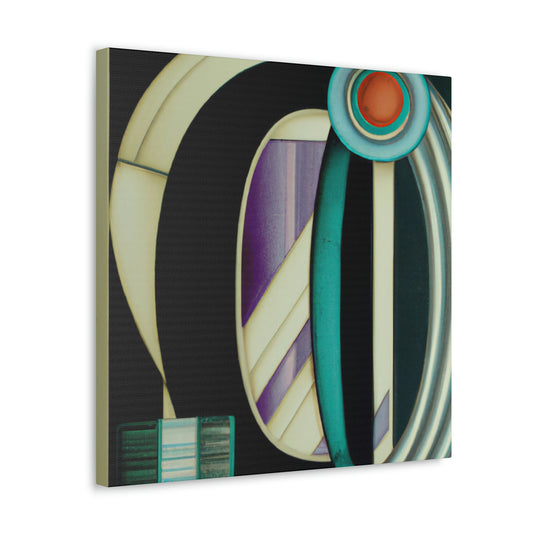 "Radiant Art Deco Dream" - Canvas