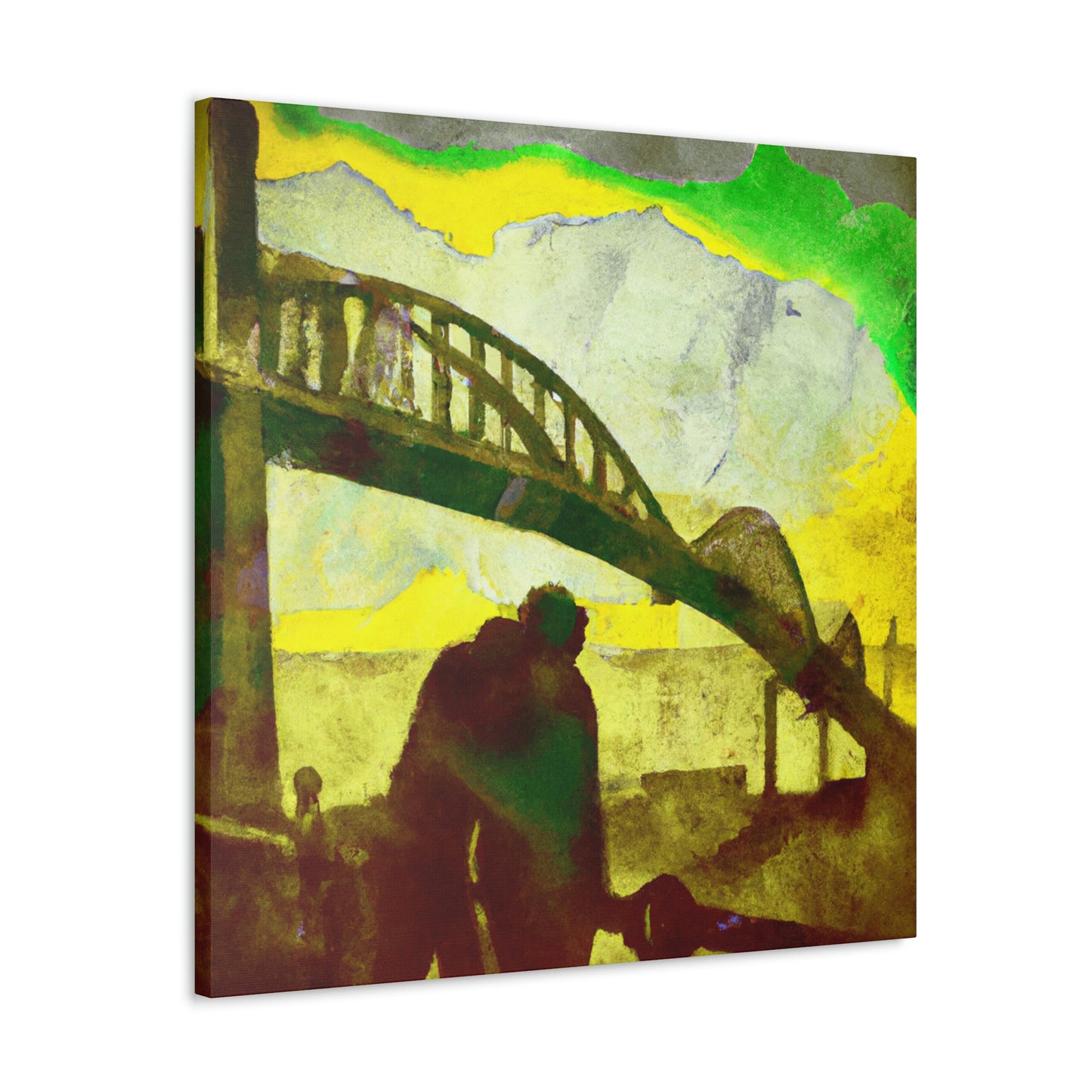 Love Bridge in Bloom - Canvas