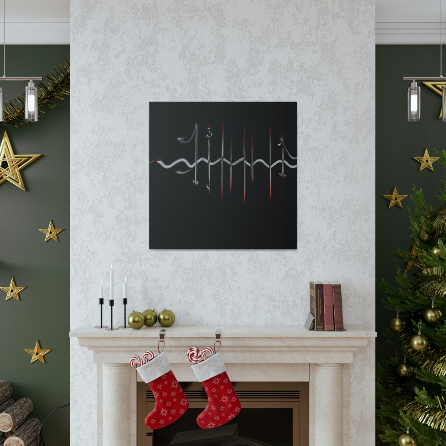 "Sound Wave Symphony" - Canvas