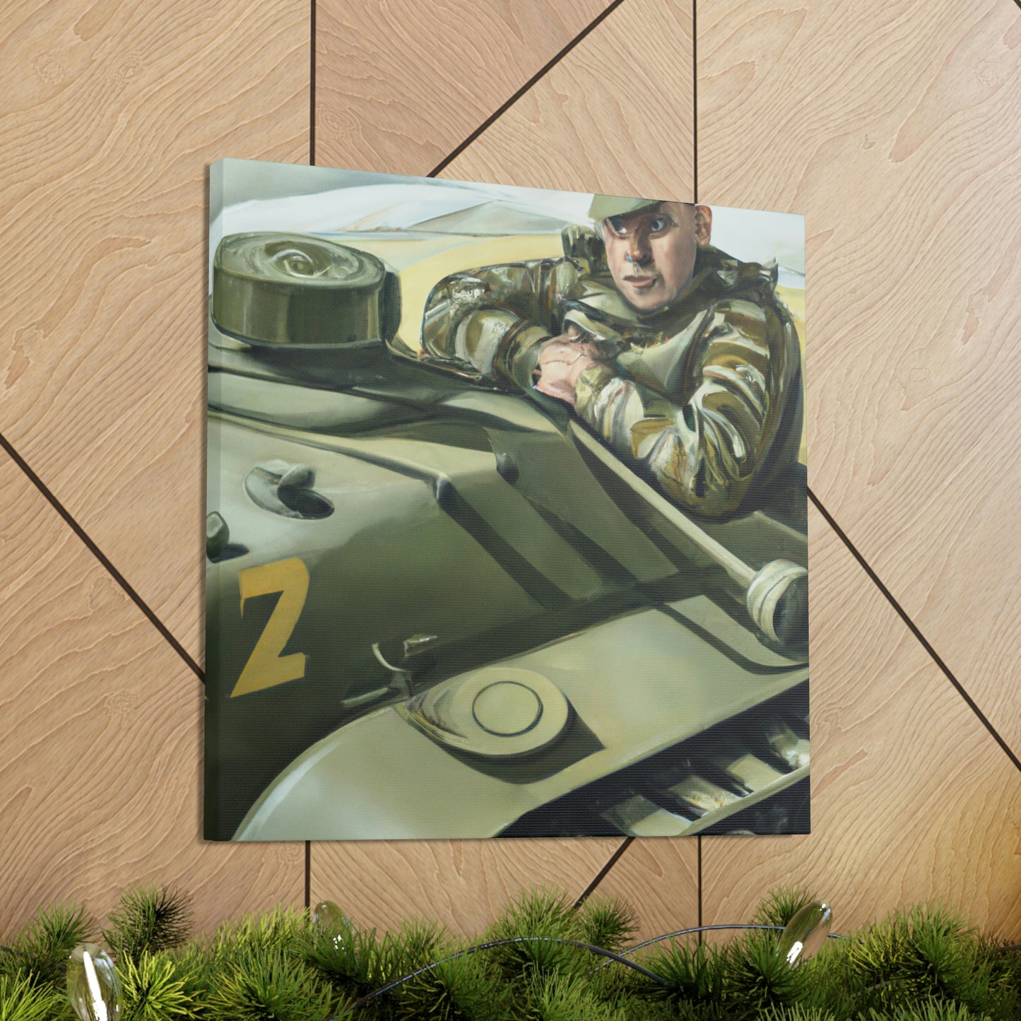 Tank Operator Courage - Canvas