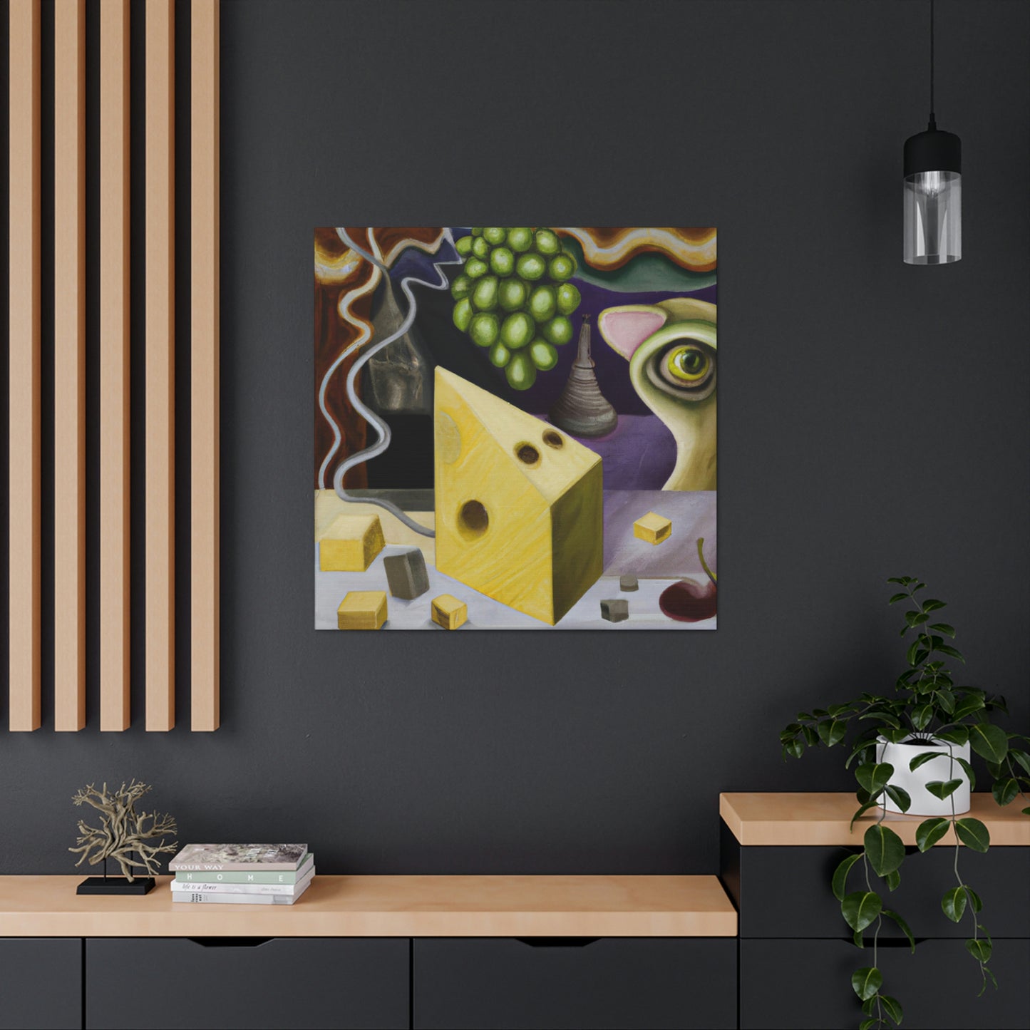 Cheese and Grapes Dance - Canvas