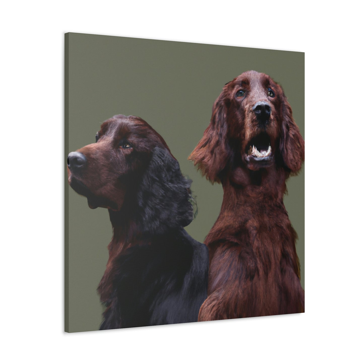 "A Simple Irish Setter" - Canvas