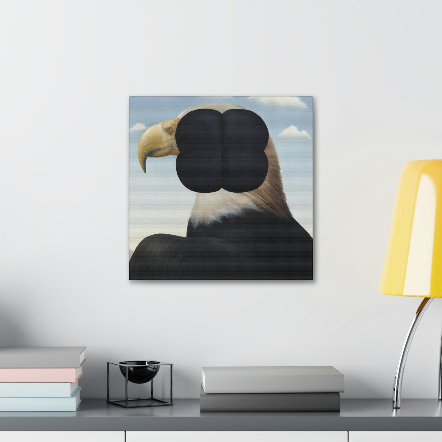 "Majestic Eagle in Flight" - Canvas