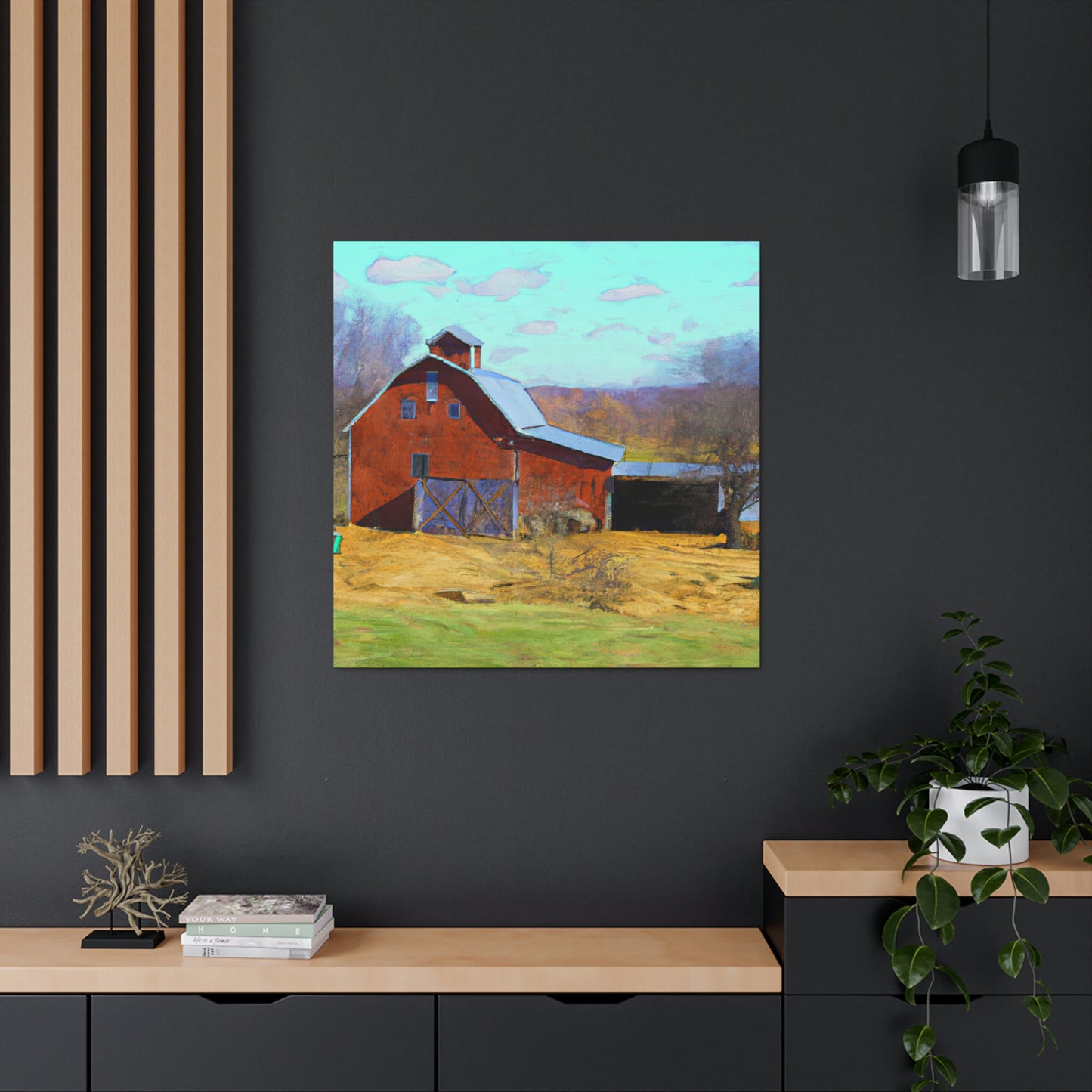 "Barn in the Countryside" - Canvas