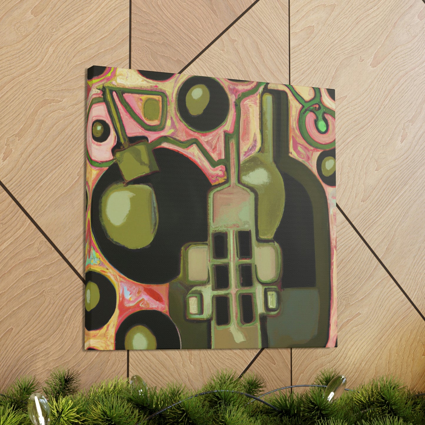 Grenades in Colorful Chaos - Canvas