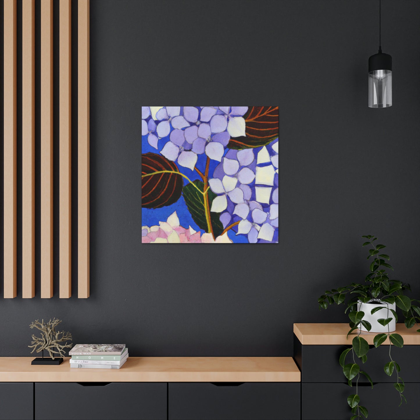 "Hydrangea in Sunrise" - Canvas