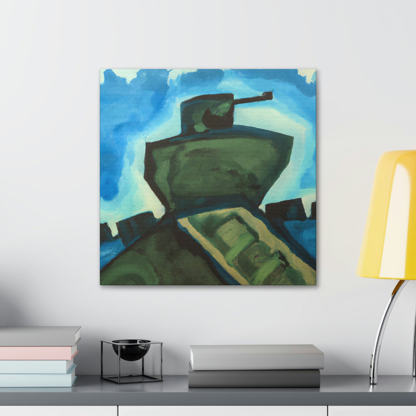 "Tank Turret Abstractions" - Canvas