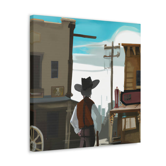 Old West Memories. - Canvas