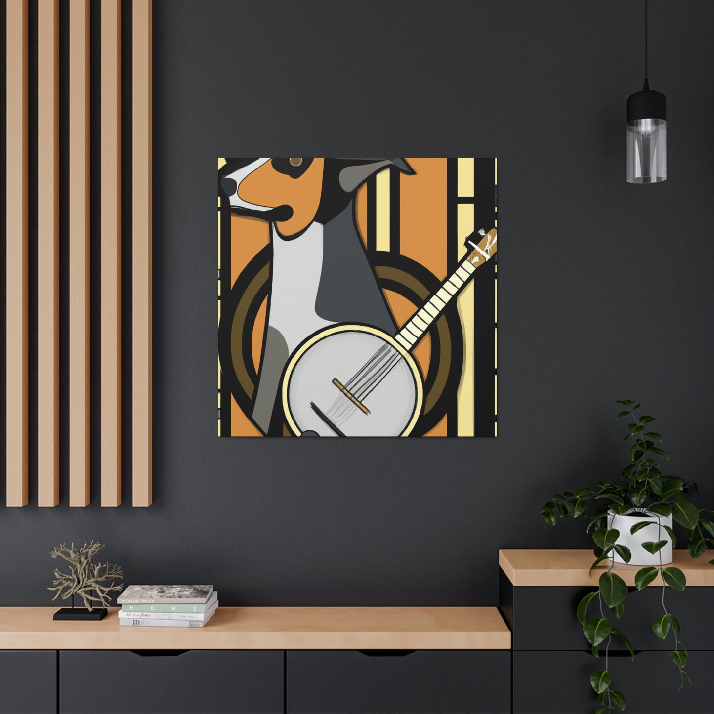 "Banjo of Swingtime" - Canvas