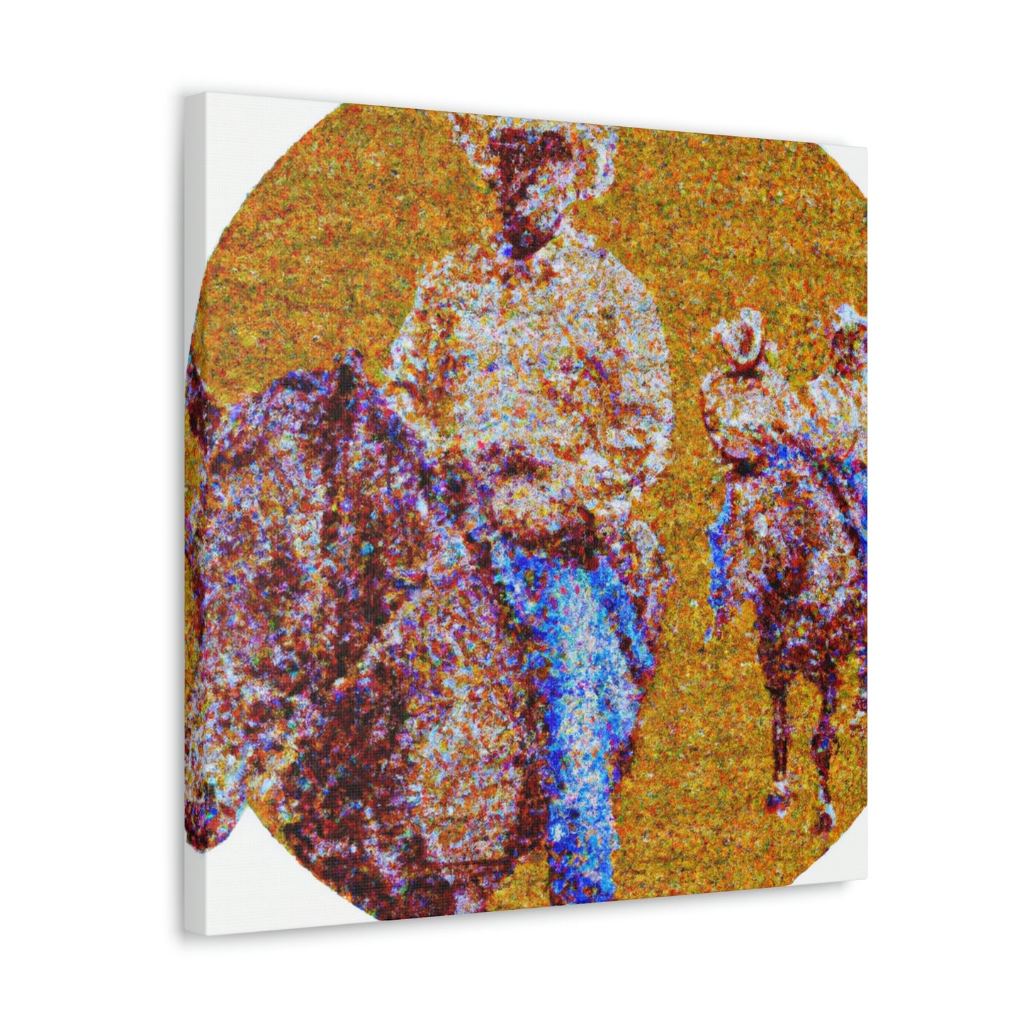 "Round Up: Cattle" - Canvas