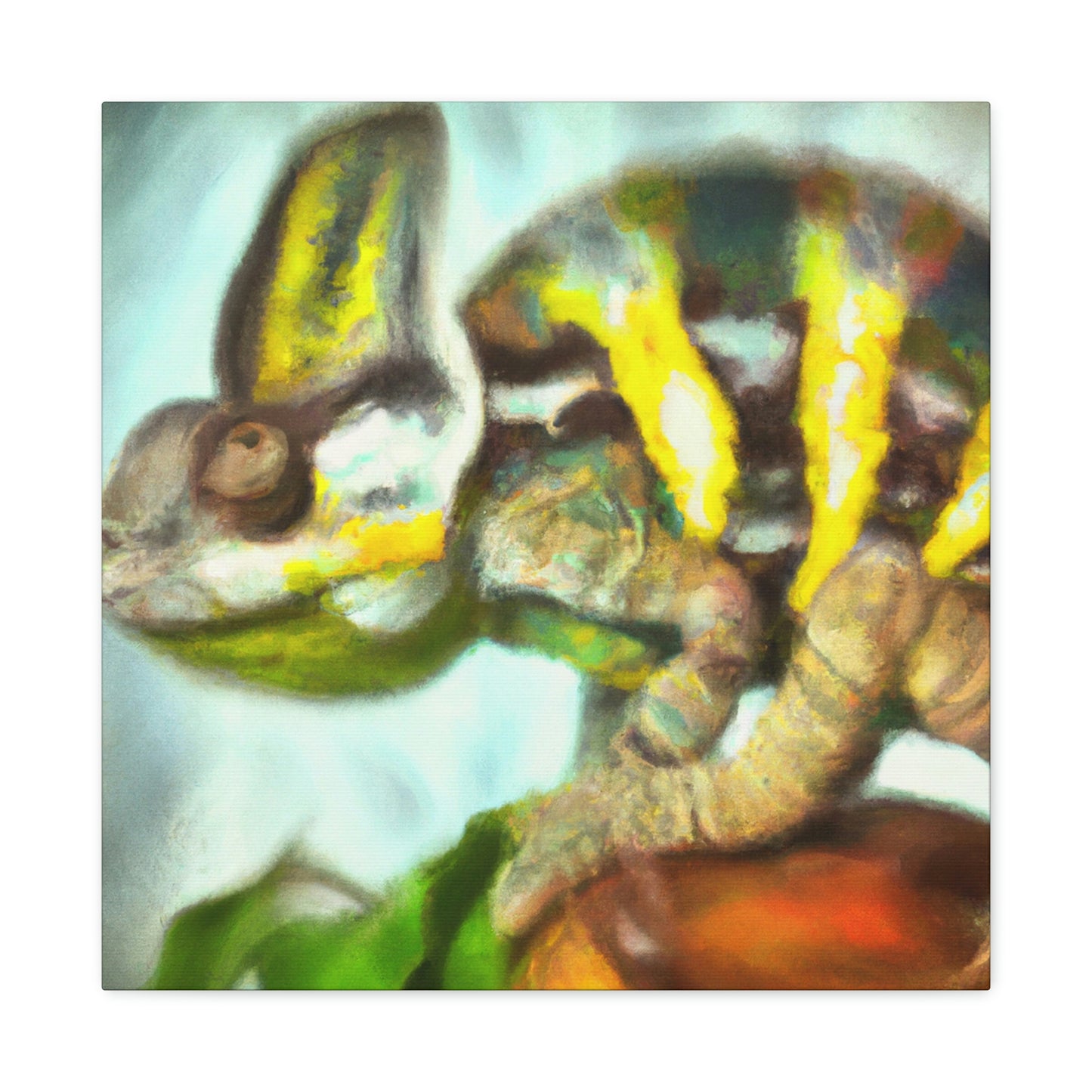 Veiled Chameleon Vision - Canvas