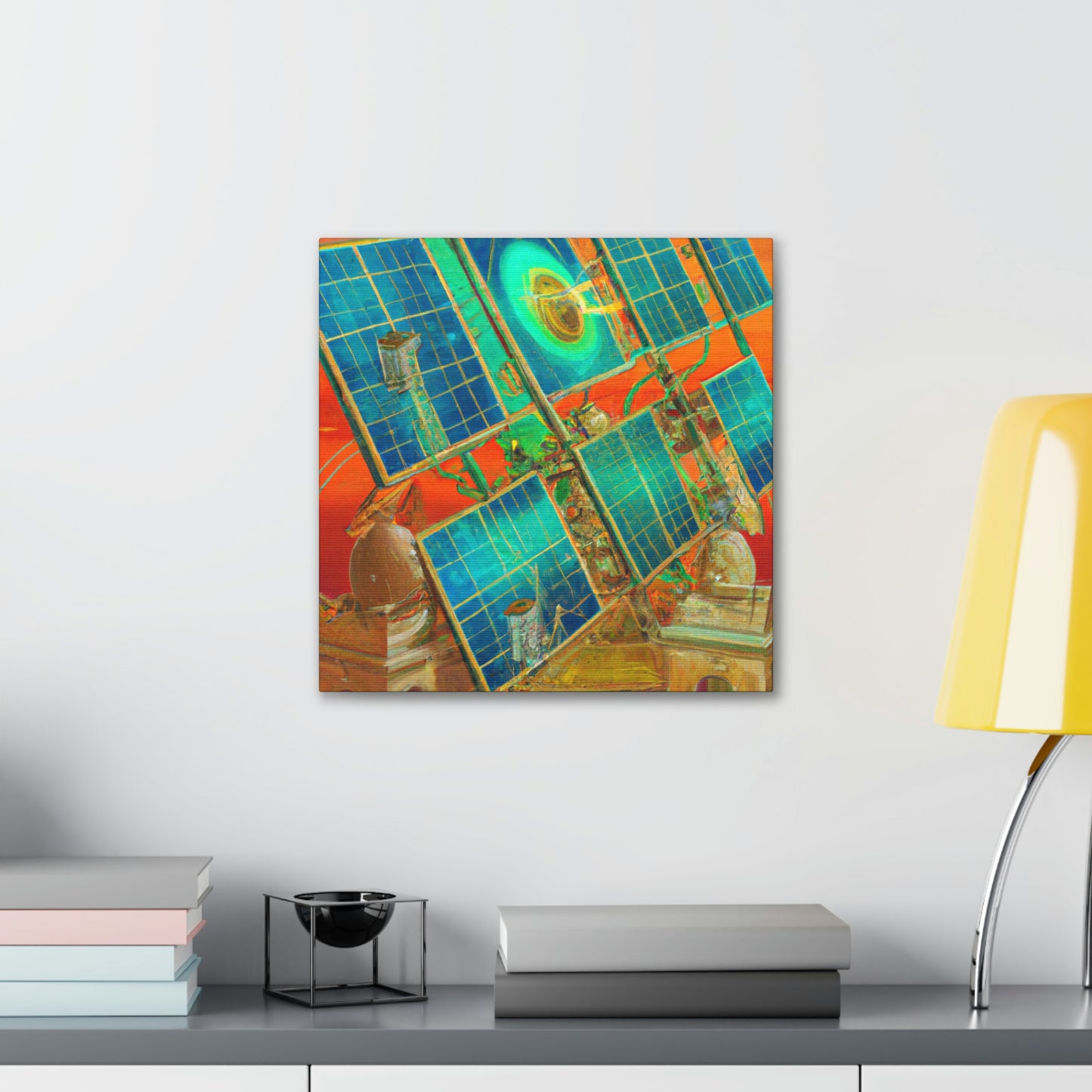 "Electrifying Solar Panel" - Canvas