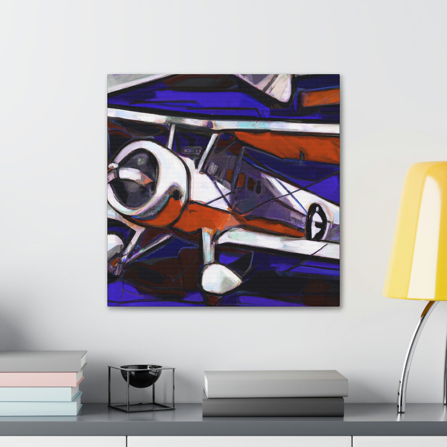 "Vintage Plane Flight" - Canvas