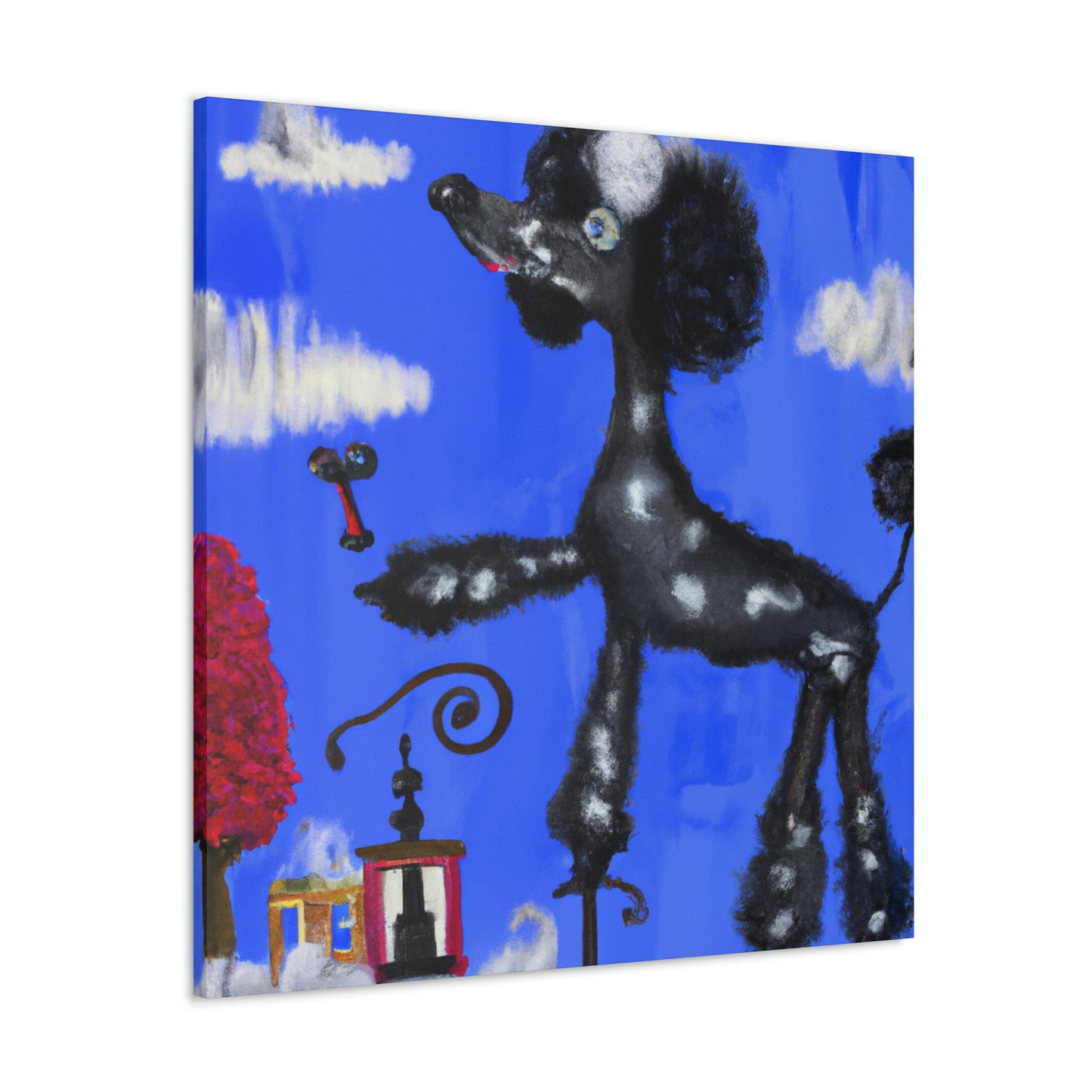 Poodle in Dreamland - Canvas