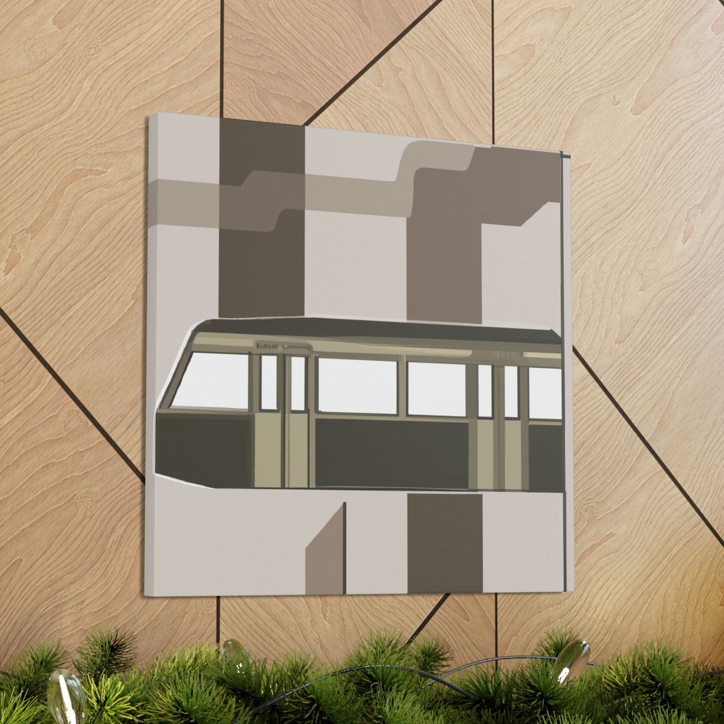 "Subway Journey in Deco" - Canvas