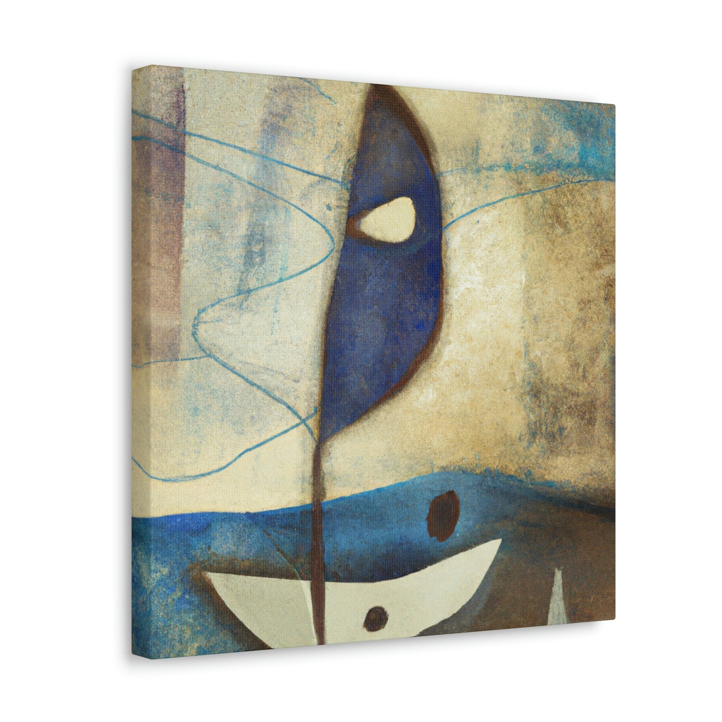 Sailing on Blue Waves - Canvas