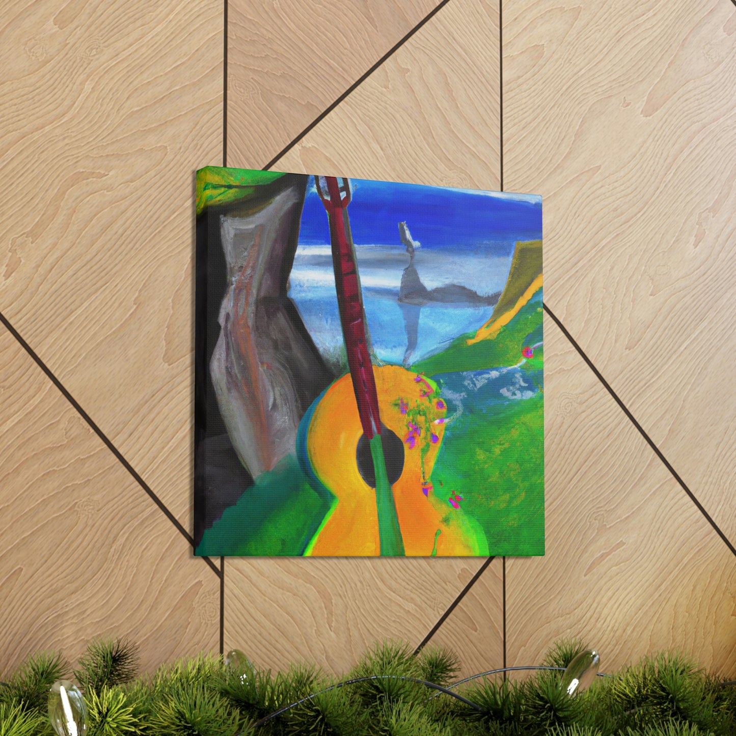 "Guitar Melodic Melody" - Canvas