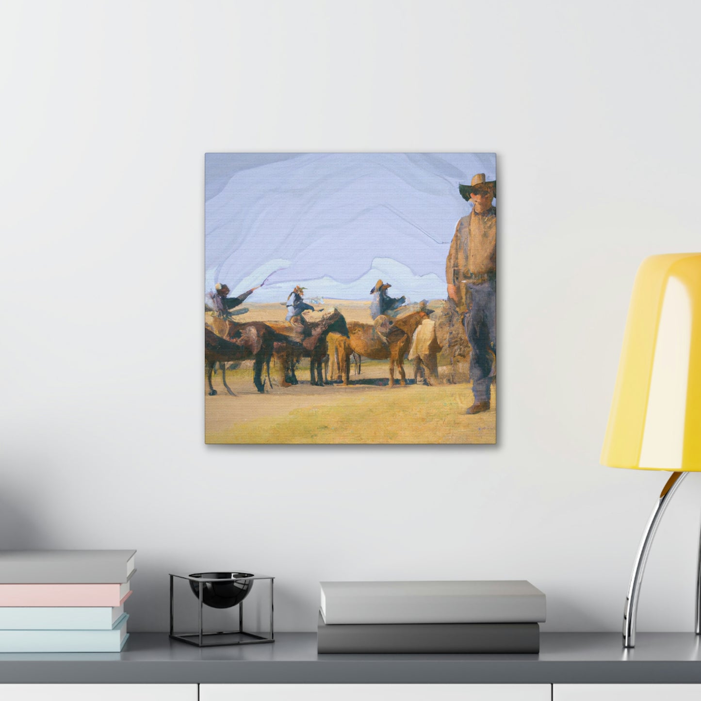 "Herd on a Ranch" - Canvas