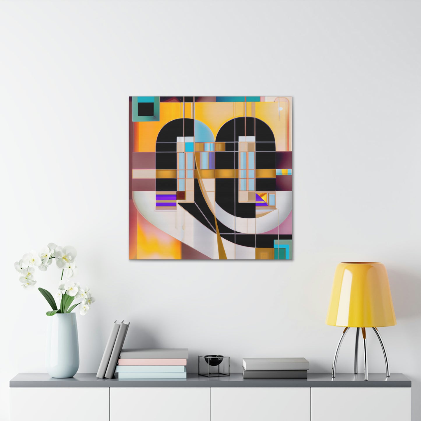 Gilded Jazz Brilliance - Canvas