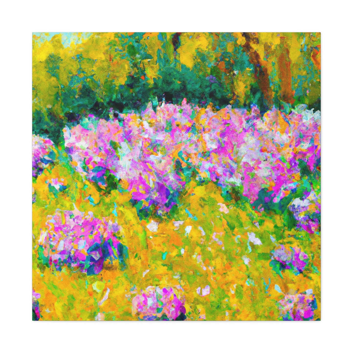 "Dancing Light Irises" - Canvas