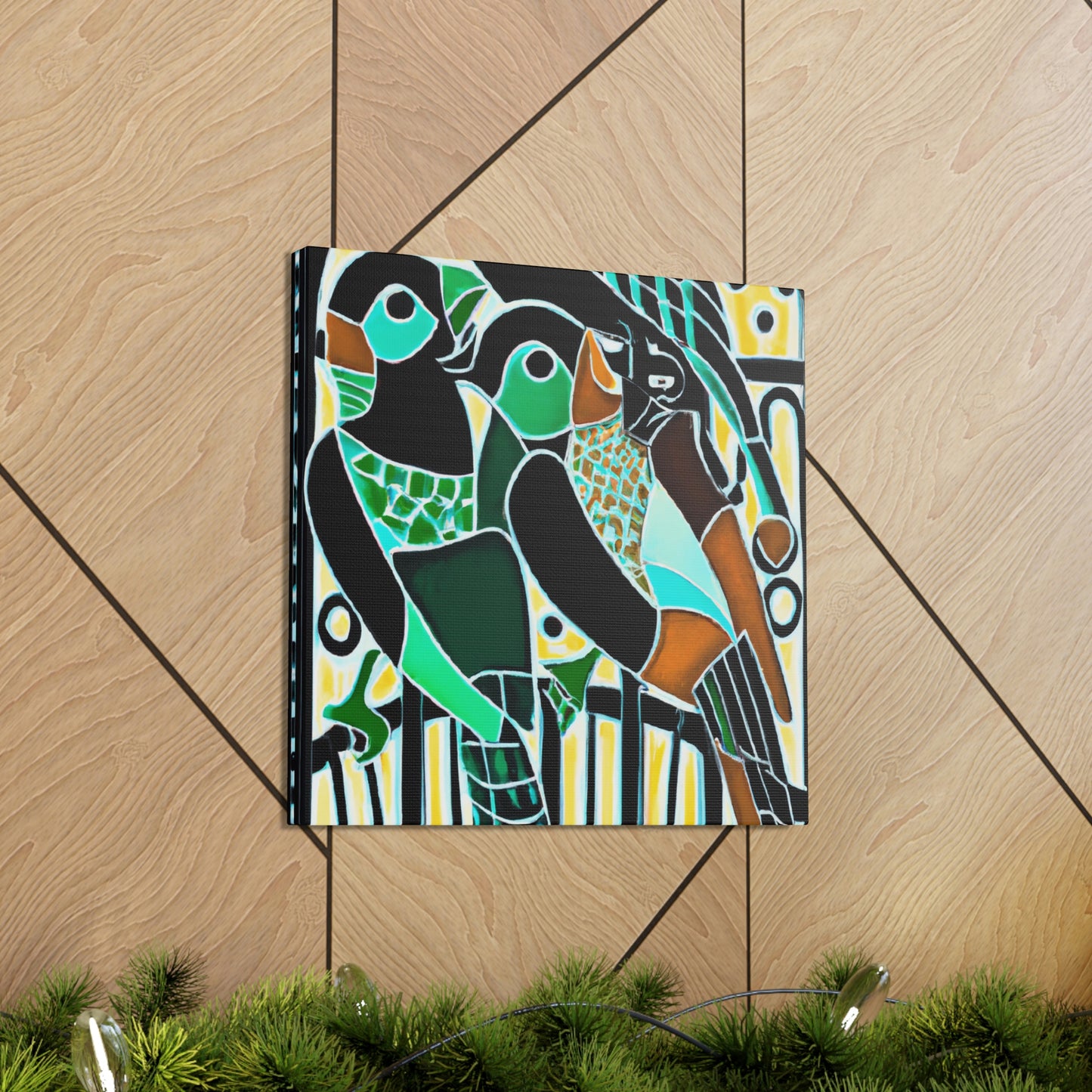 "Birds of the Jazz Age" - Canvas