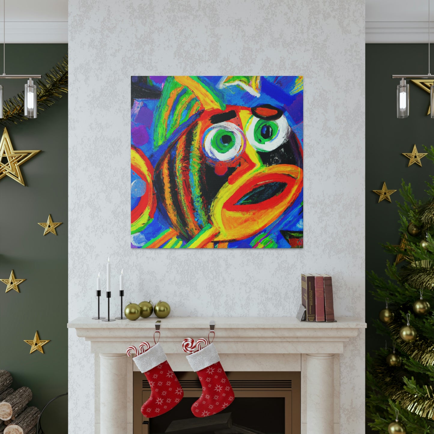 Rainbow Fish Harmony - Canvas