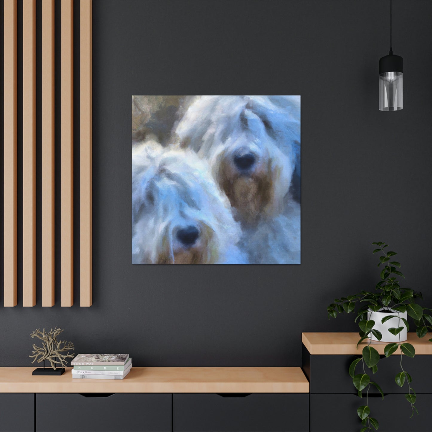 Old English Sheepdog Dream - Canvas