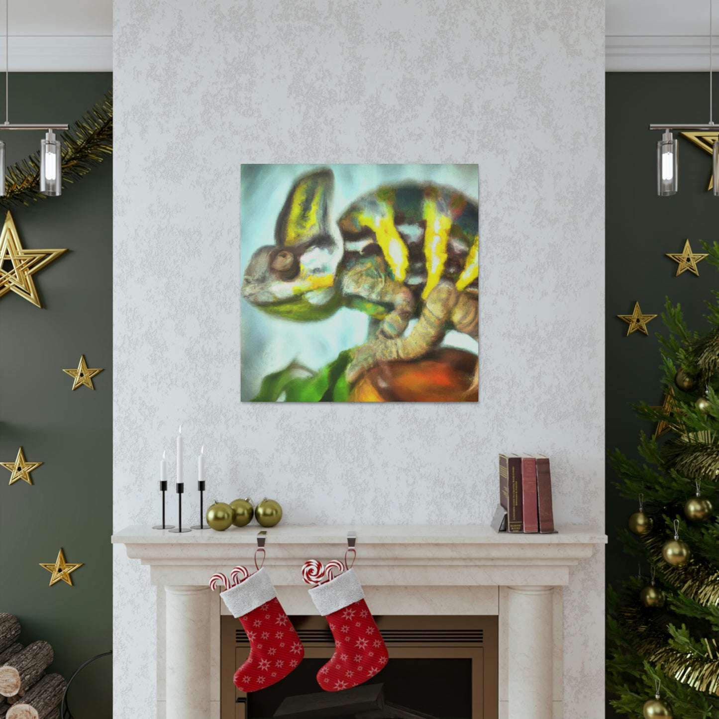 Veiled Chameleon Vision - Canvas