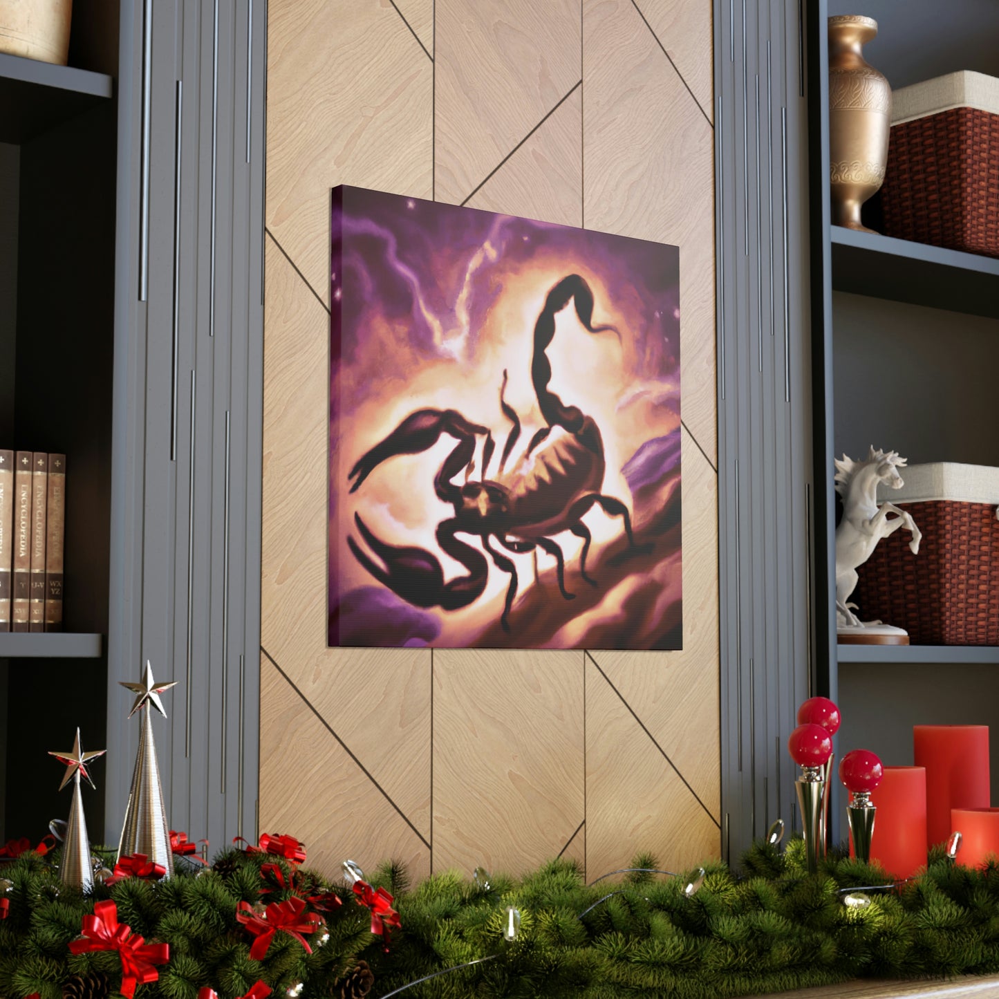 Scorpion Art Deco - Canvas