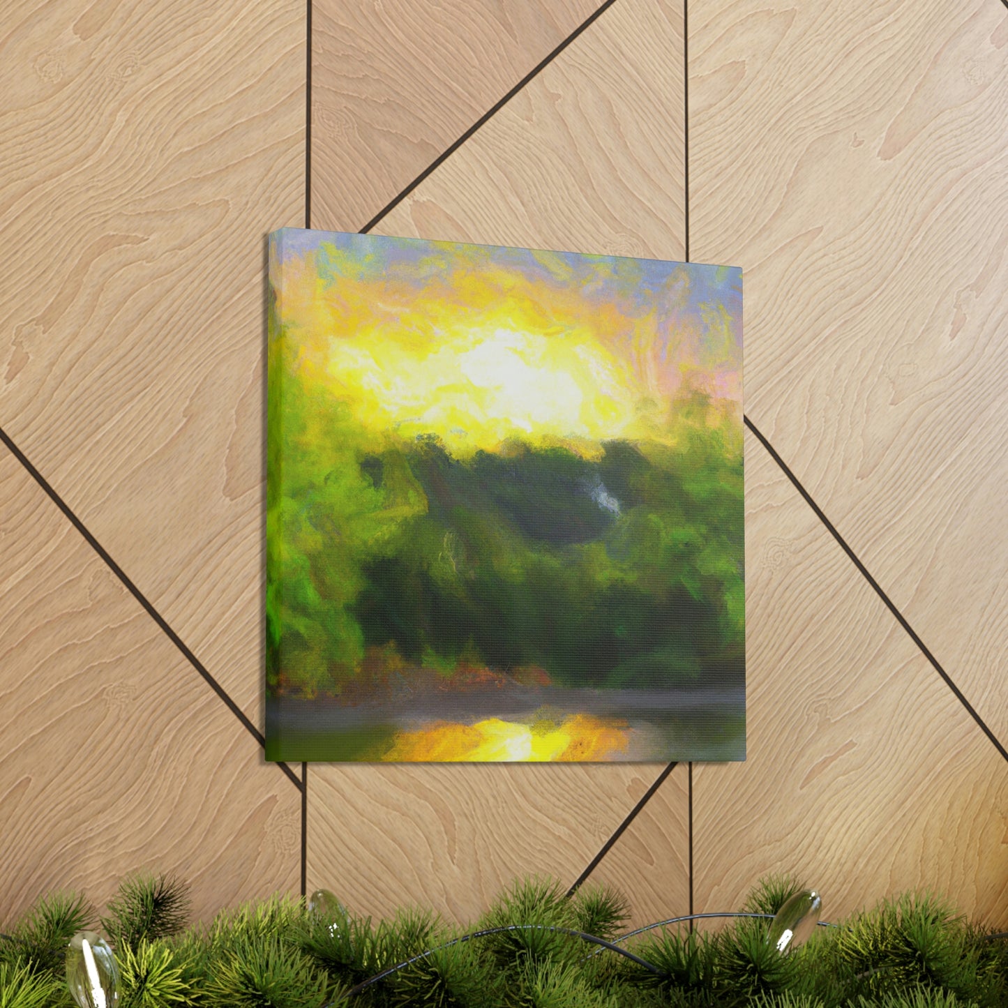 "Starry Sunrise Expanse" - Canvas