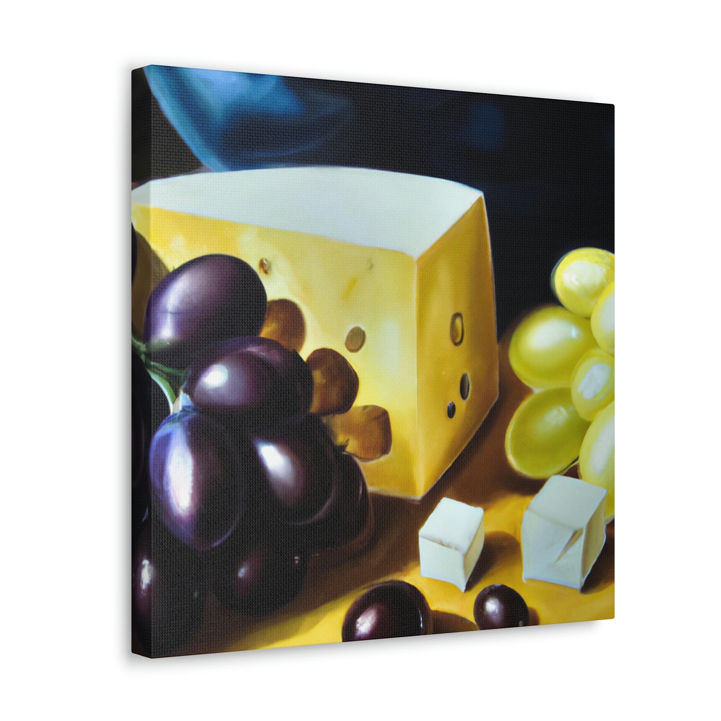 Cheese and Grapes Tapestry - Canvas