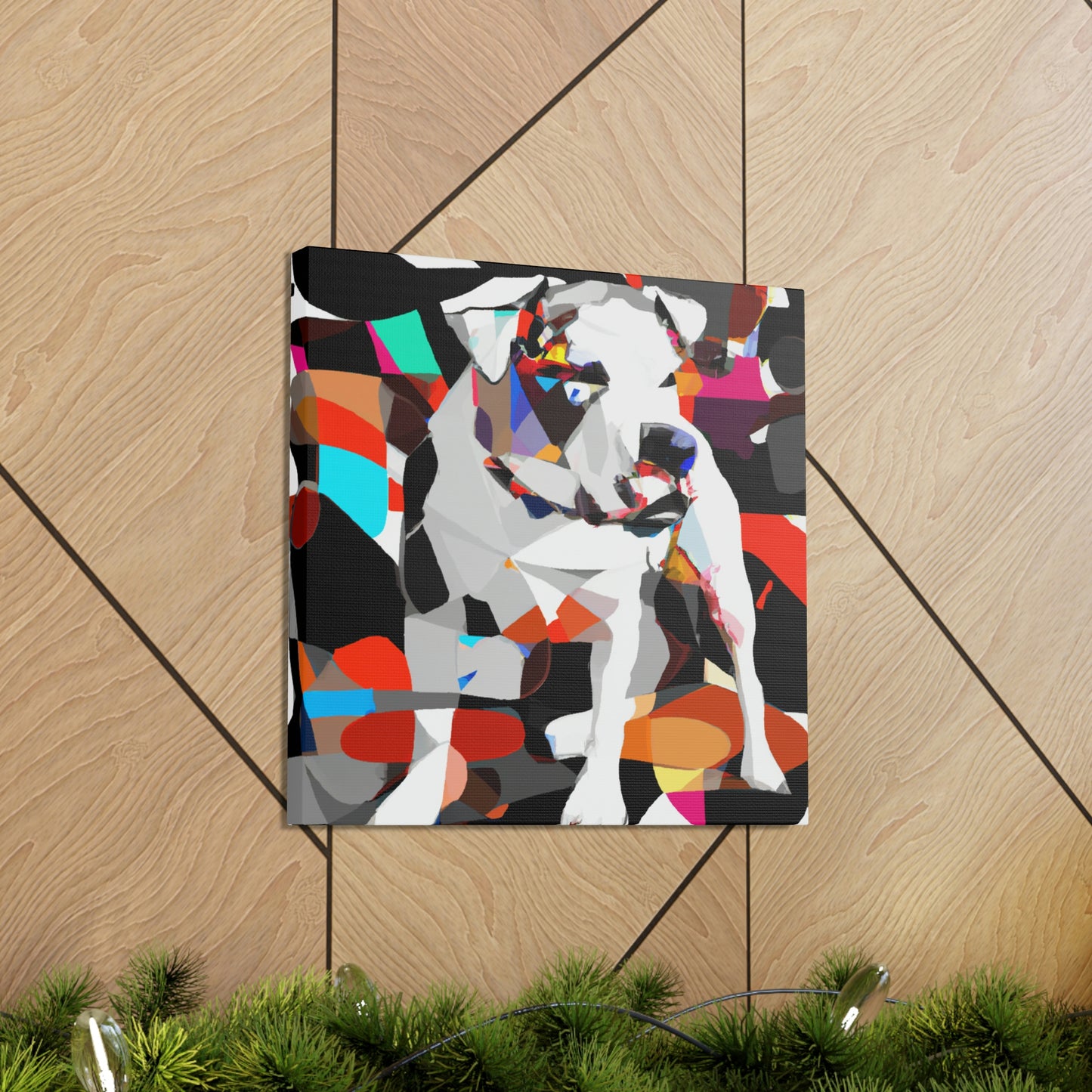 "American Bulldog Iconography" - Canvas