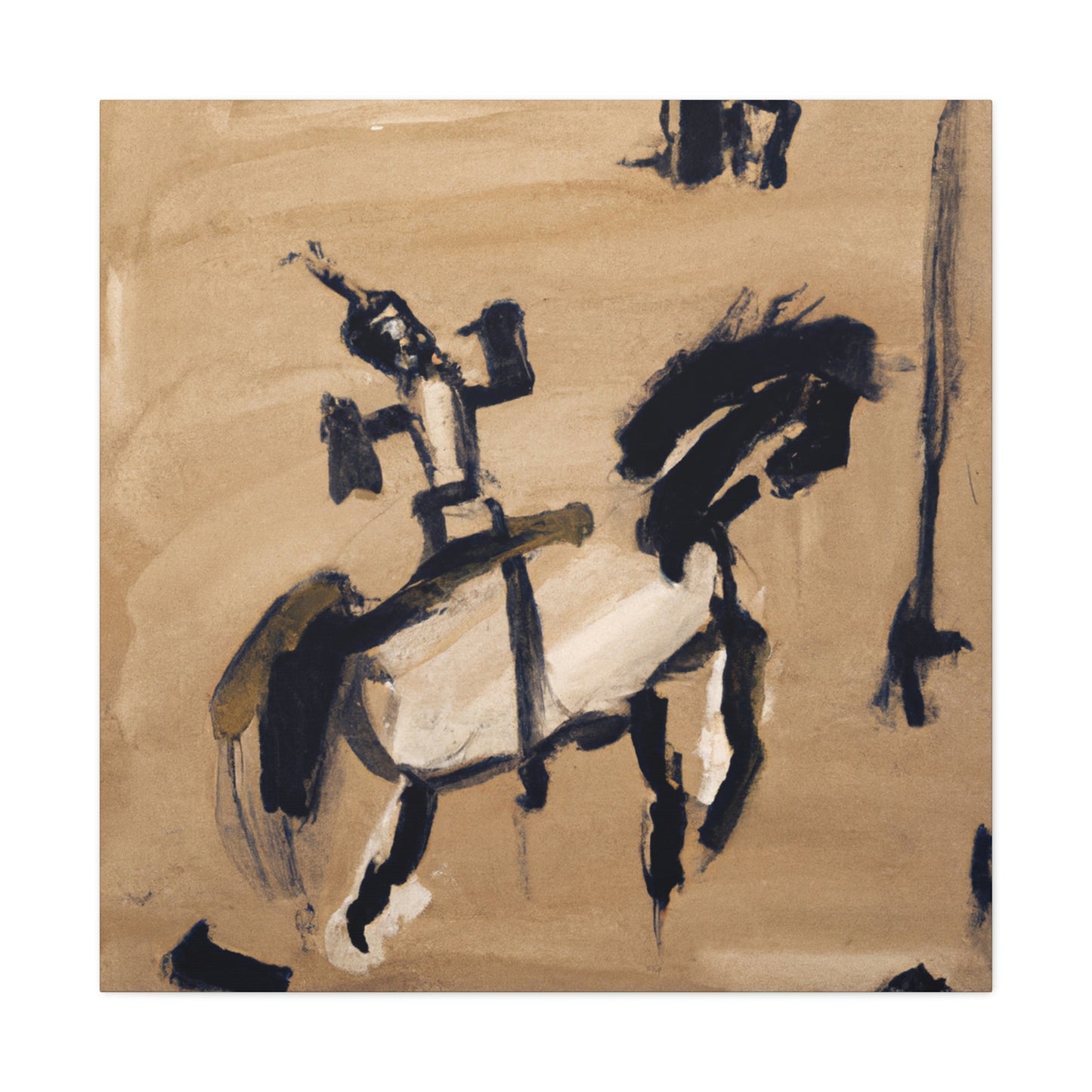 Brave Cavalry Charge - Canvas