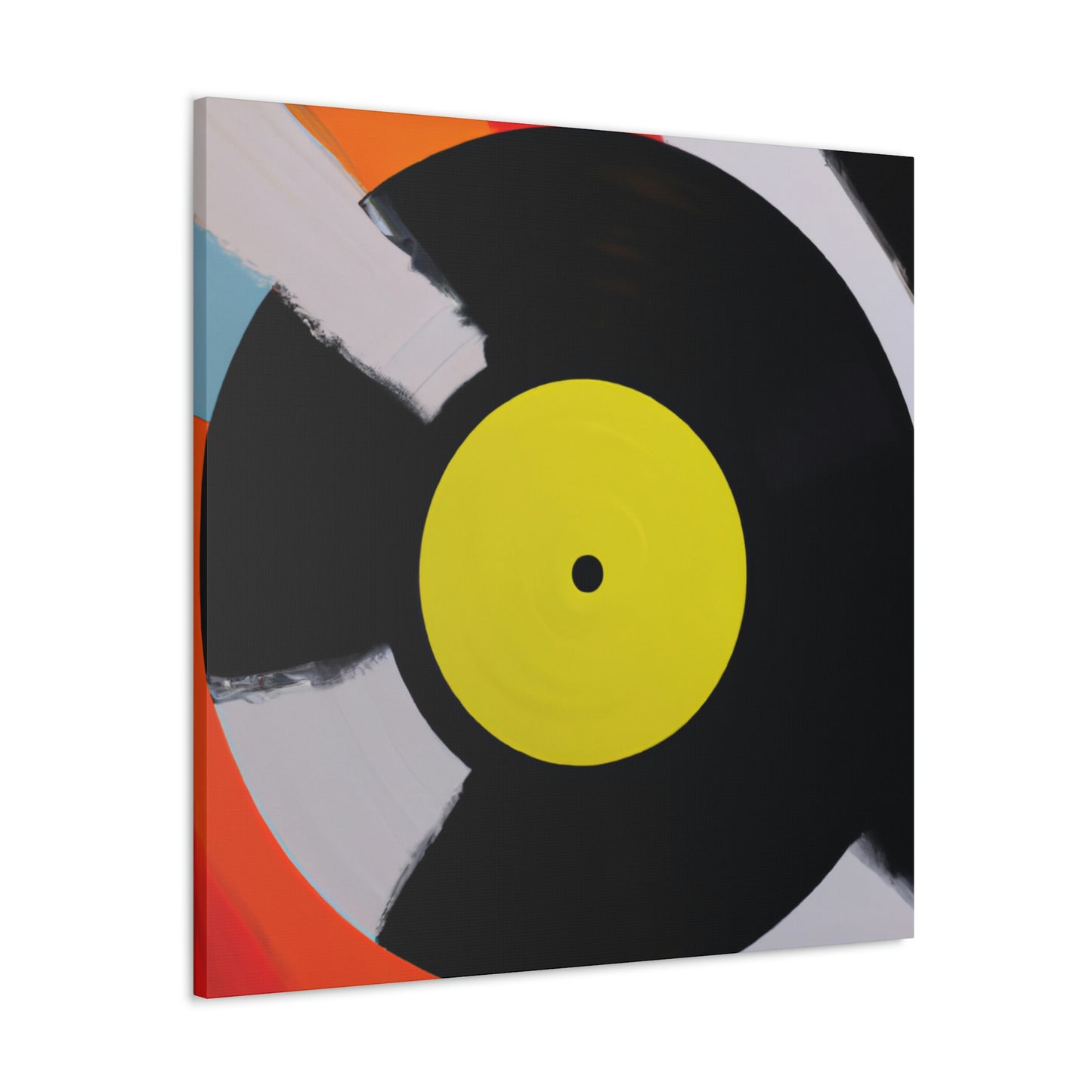 Vinyl Record Elegance - Canvas