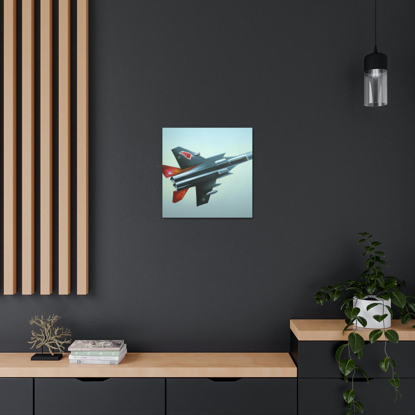 Aircraft In Flight. - Canvas