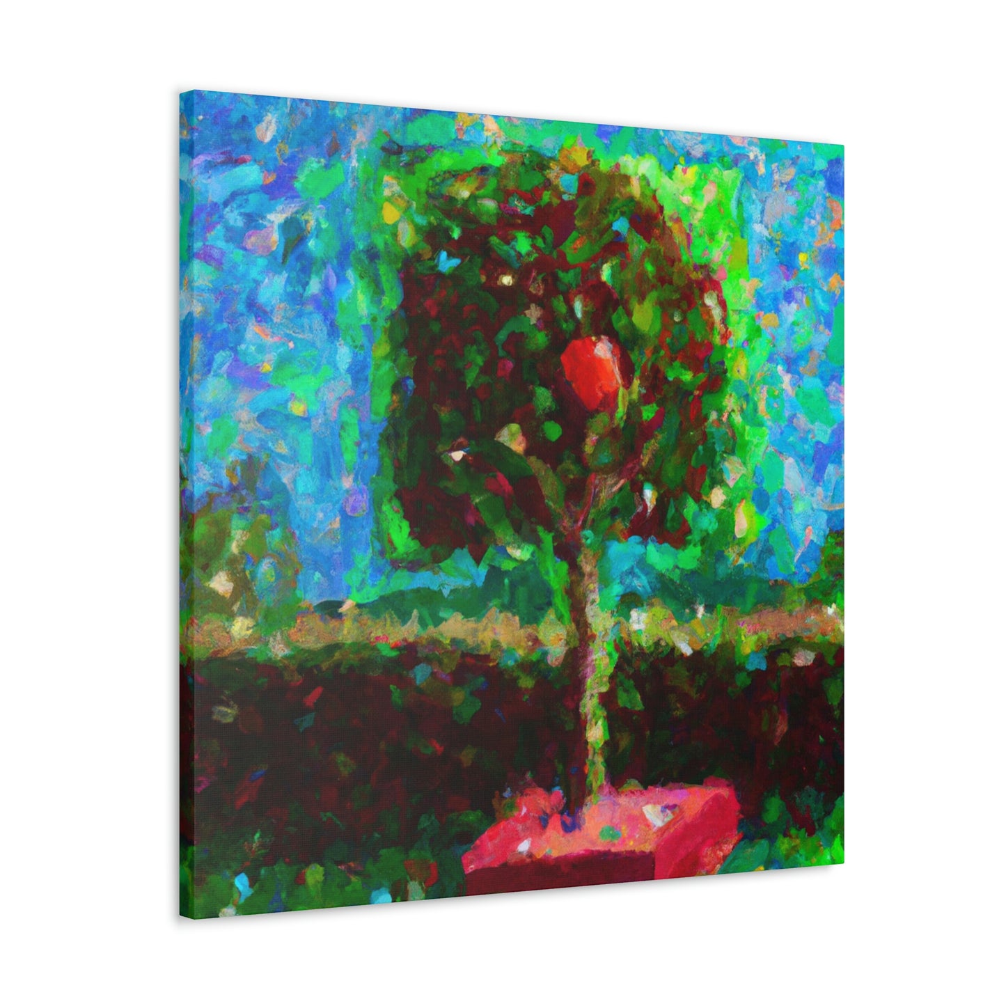 "Apple Tree Harvest Joy" - Canvas