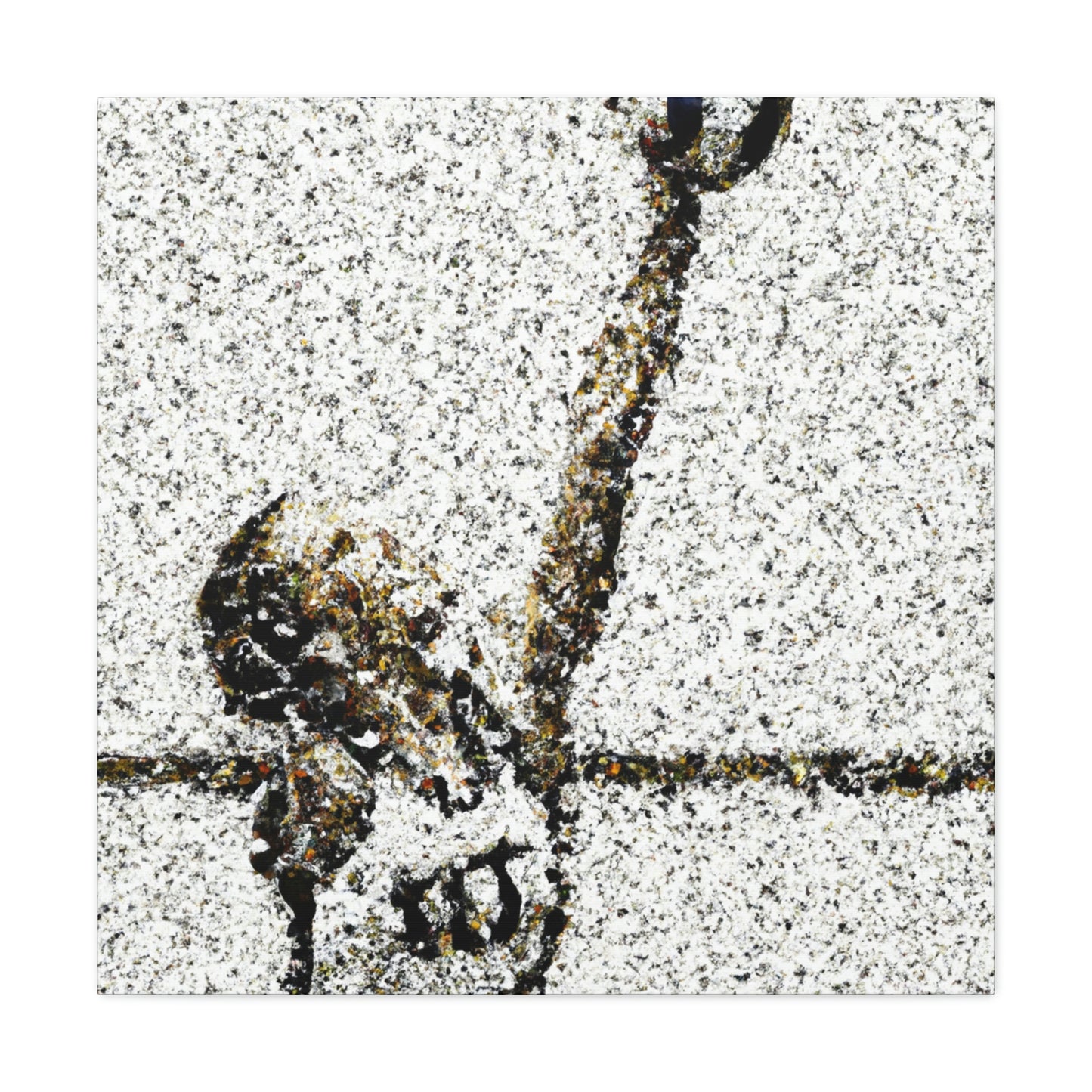 Volleyball in Pointillism - Canvas