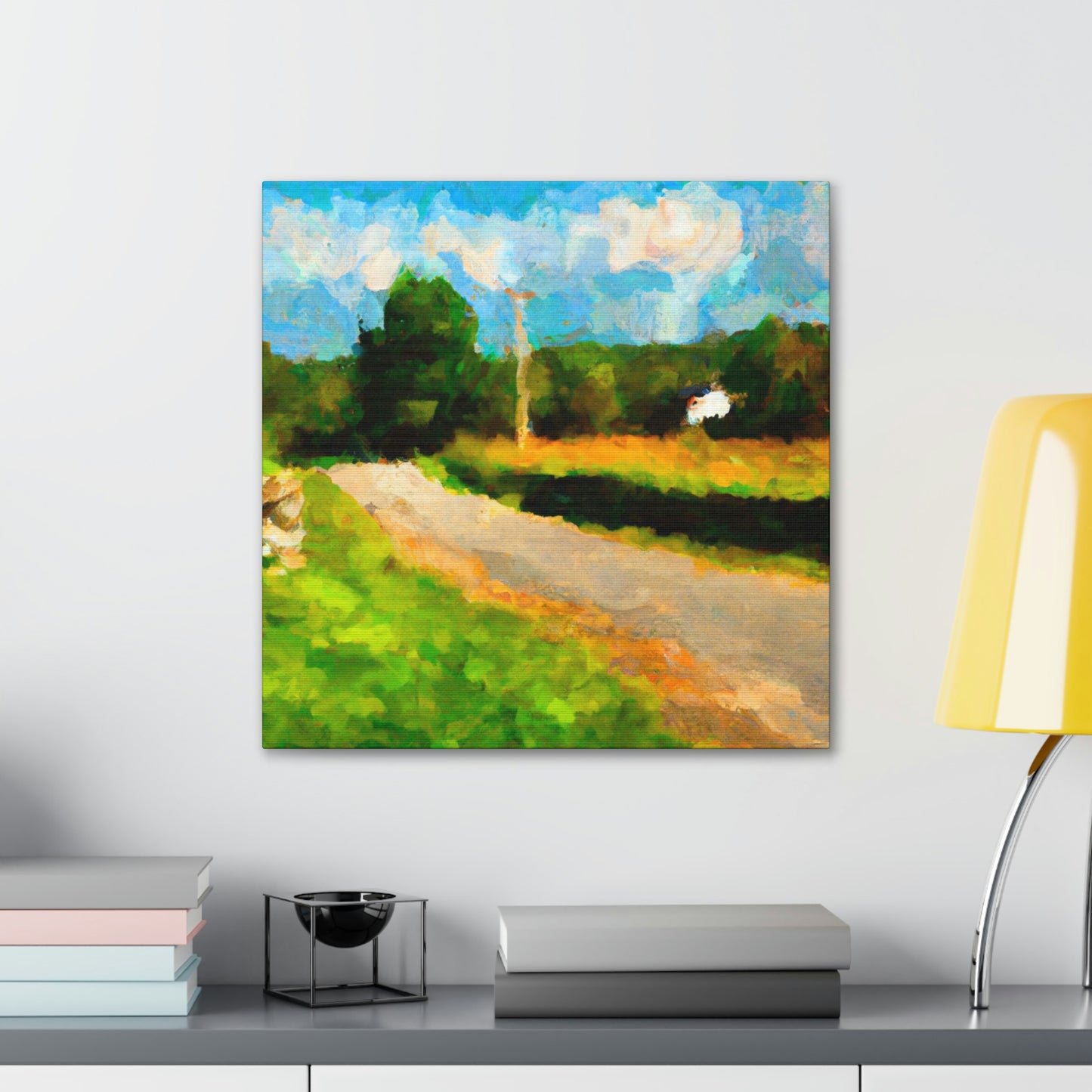 "Country Road Impressionism" - Canvas