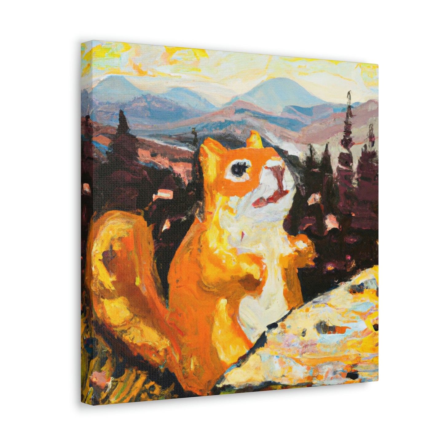 Chipmunk in Abstraction - Canvas