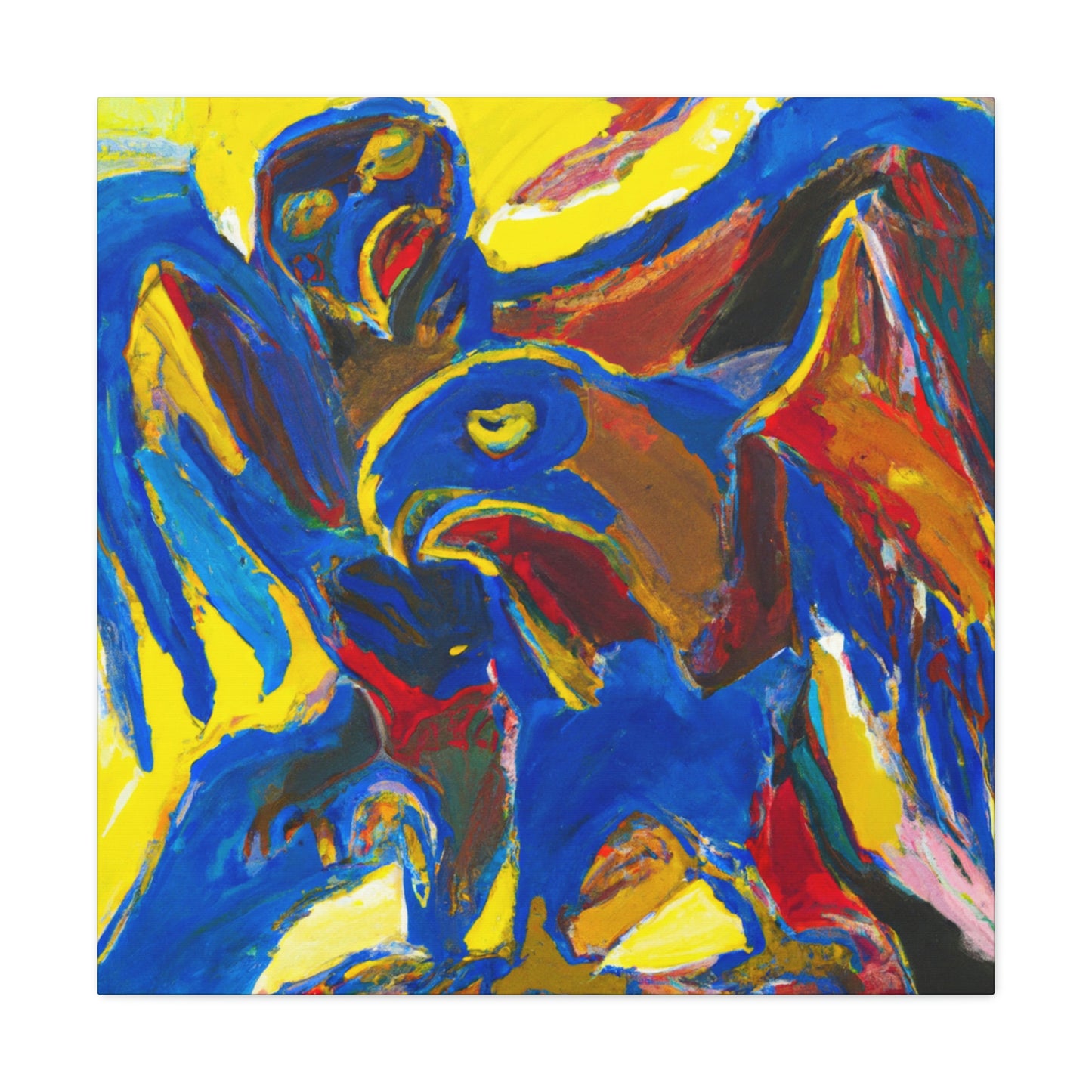 "Hawks in Expressionism" - Canvas