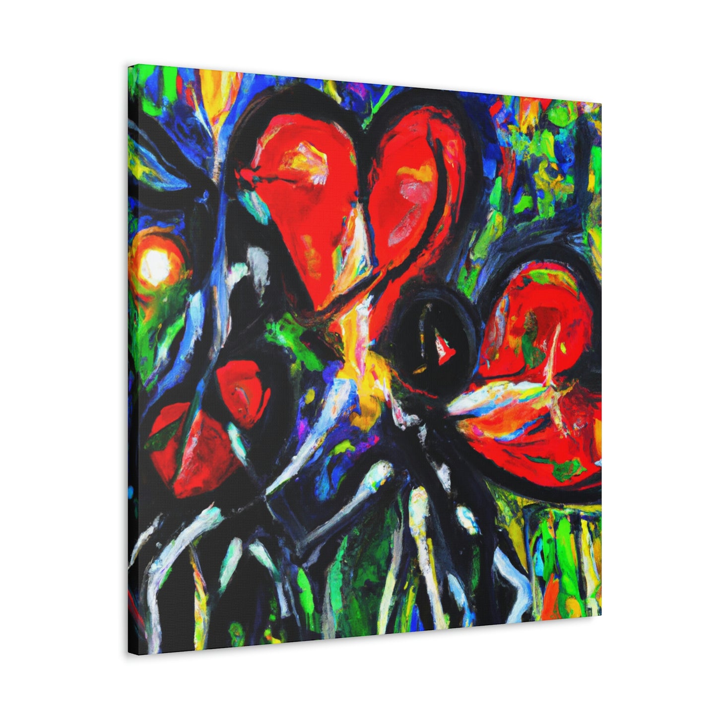 "Love and Fireflies Glow" - Canvas