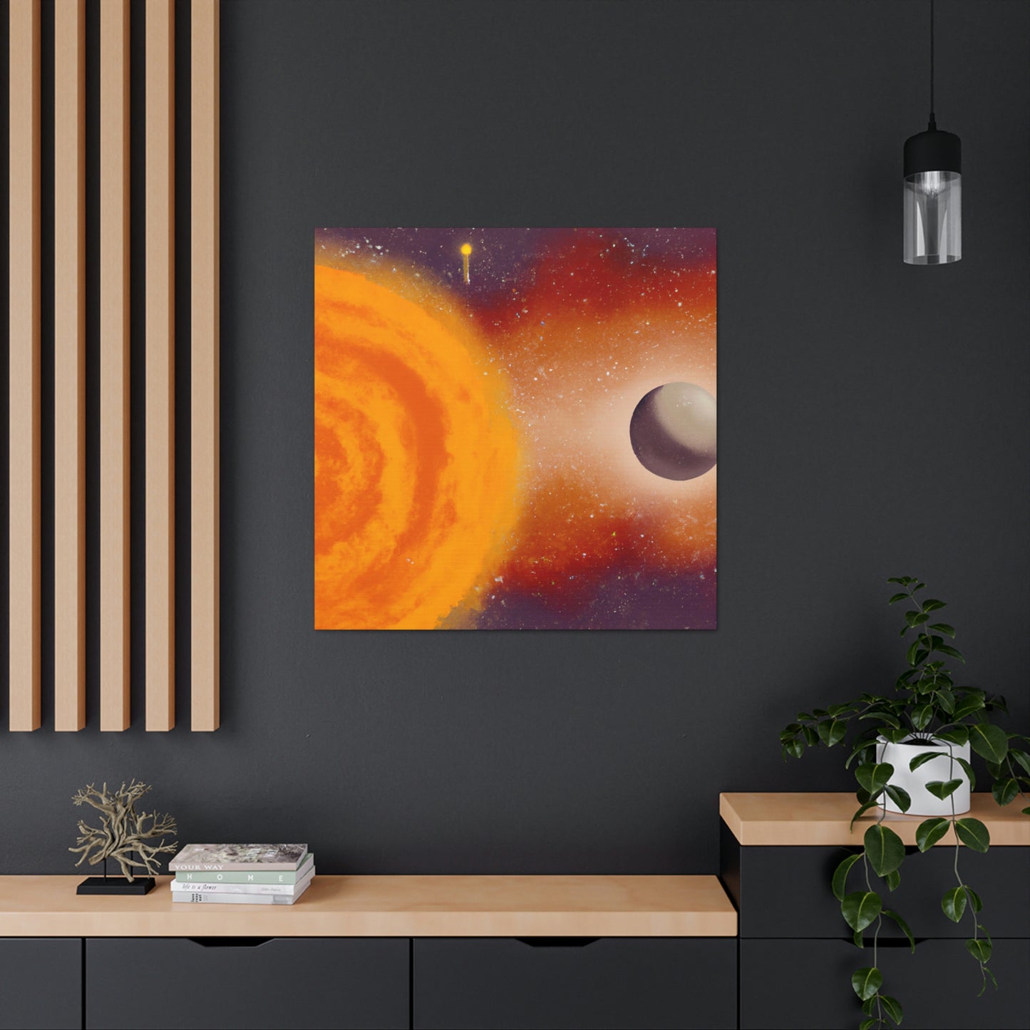 "Galaxies of Celestial Beauty" - Canvas