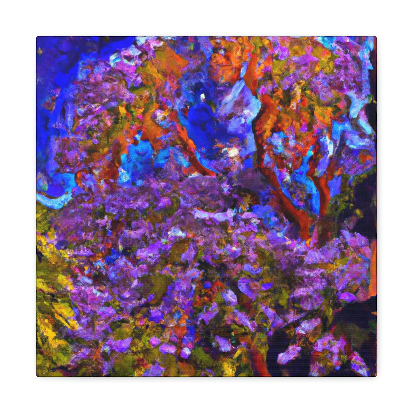 "Vibrant Jacaranda Tree" - Canvas